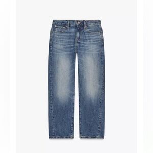 Zara Blue Ankle Cropped Jeans